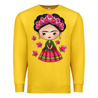 Lemon Mexican Girl Premium Sweatshirt - texasbilliewilder