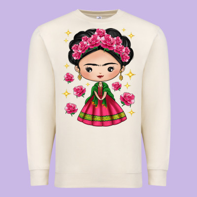 Mexican Girl Premium Sweatshirt Designed By Texasbilliewilder