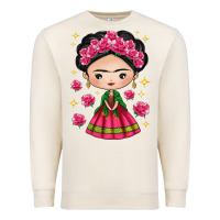 Sandshell Mexican Girl Premium Sweatshirt - texasbilliewilder