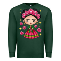 Sports Green Mexican Girl Premium Sweatshirt - texasbilliewilder