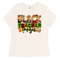 Bone black teacher magic Ladies Tee - Zillion Design Studio