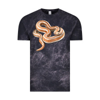 Cloud Black Rosy Boa Snake Illustrations Vintage Tee - LillyAllenDesigns