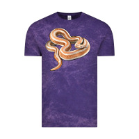 Cloud Purple Rosy Boa Snake Illustrations Vintage Tee - LillyAllenDesigns