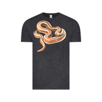 Vintage Black Rosy Boa Snake Illustrations Vintage Tee - LillyAllenDesigns