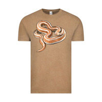 Vintage Coffee Rosy Boa Snake Illustrations Vintage Tee - LillyAllenDesigns