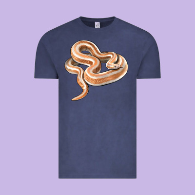 Rosy Boa Snake Illustrations Vintage Tee Designed By Lillyallendesigns
