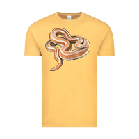 Vintage Mustard Rosy Boa Snake Illustrations Vintage Tee - LillyAllenDesigns