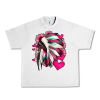 Lunar Rock indian headdress with hearts valentine's day Urban Heavy Tee - Jasminsmagicworld