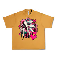 Peanut Butter indian headdress with hearts valentine's day Urban Heavy Tee - Jasminsmagicworld