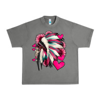Tornado indian headdress with hearts valentine's day Urban Heavy Tee - Jasminsmagicworld