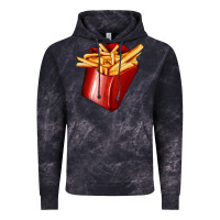 Cloud Black french fries Vintage Hoodie - AdoDesignShop