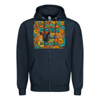 Navy Fall Cutest Pumpkin In The Patch Cute Cow Tumbler Zipper Hoodie - LillyAllenDesigns