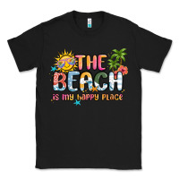The Beach Is My Happy Place Classic Tee | Teevron