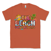 Copper the beach is my happy place Classic Tee - MaliasSmallBusiness