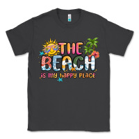 Smoke the beach is my happy place Classic Tee - MaliasSmallBusiness