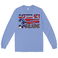 Colony Blue batter up 3rd grade Long Sleeve Tee - JahusDesignShop