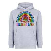 Heather Grey bruh we back Heavyweight Hoodie - NancyCooperArtShop