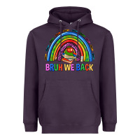 Plum bruh we back Heavyweight Hoodie - NancyCooperArtShop