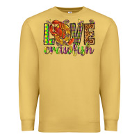 Antique Gold Mardi Gras love crawfish Premium Sweatshirt - NancyCooperArtShop