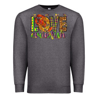 Charcoal Heather Mardi Gras love crawfish Premium Sweatshirt - NancyCooperArtShop