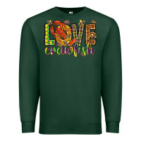Sports Green Mardi Gras love crawfish Premium Sweatshirt - NancyCooperArtShop