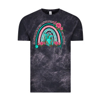 Cloud Black nurse life spring stethoscope heart rainbow Vintage Tee - BarkalooDesign