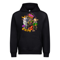 Black little cows and mardi gras party olivia Urban Hoodie - OliviaCreatesArt