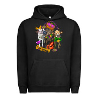 Pigment Black little cows and mardi gras party olivia Urban Hoodie - OliviaCreatesArt