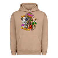 Pigment Burro little cows and mardi gras party olivia Urban Hoodie - OliviaCreatesArt