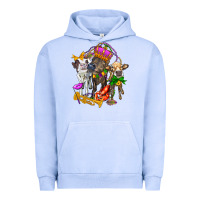 Pigment Grape Ice little cows and mardi gras party olivia Urban Hoodie - OliviaCreatesArt