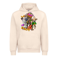 Sandshell little cows and mardi gras party olivia Urban Hoodie - OliviaCreatesArt