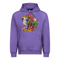 Tulip little cows and mardi gras party olivia Urban Hoodie - OliviaCreatesArt