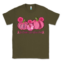 Army Green in october we wear pink pumpkins Classic Tee - AdoDesignShop