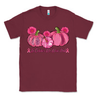 Burgundy in october we wear pink pumpkins Classic Tee - AdoDesignShop