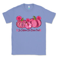 Colony Blue in october we wear pink pumpkins Classic Tee - AdoDesignShop