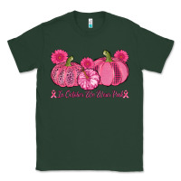 Sports Green in october we wear pink pumpkins Classic Tee - AdoDesignShop