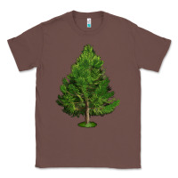 Chestnut White Pine Tree Illustrations Classic Tee - LillyAllenDesigns