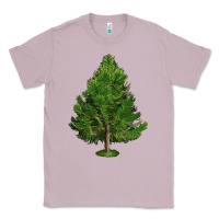 Lilac White Pine Tree Illustrations Classic Tee - LillyAllenDesigns