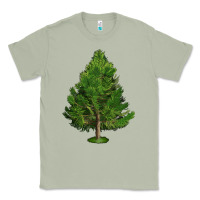 Matcha White Pine Tree Illustrations Classic Tee - LillyAllenDesigns