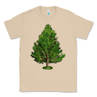 Mushroom White Pine Tree Illustrations Classic Tee - LillyAllenDesigns