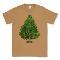 Toasted Coconut White Pine Tree Illustrations Classic Tee - LillyAllenDesigns