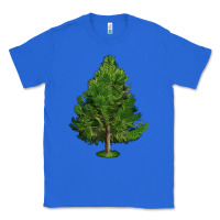 True Royal White Pine Tree Illustrations Classic Tee - LillyAllenDesigns