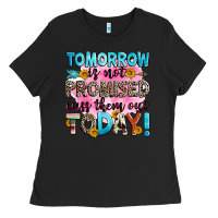 Black tomorrow is not promised cuss them out today! Ladies Tee - Zillion Design Studio