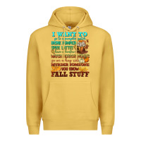 Antique Gold I want to Fall stuff Premium Hoodie - NancyCooperArtShop