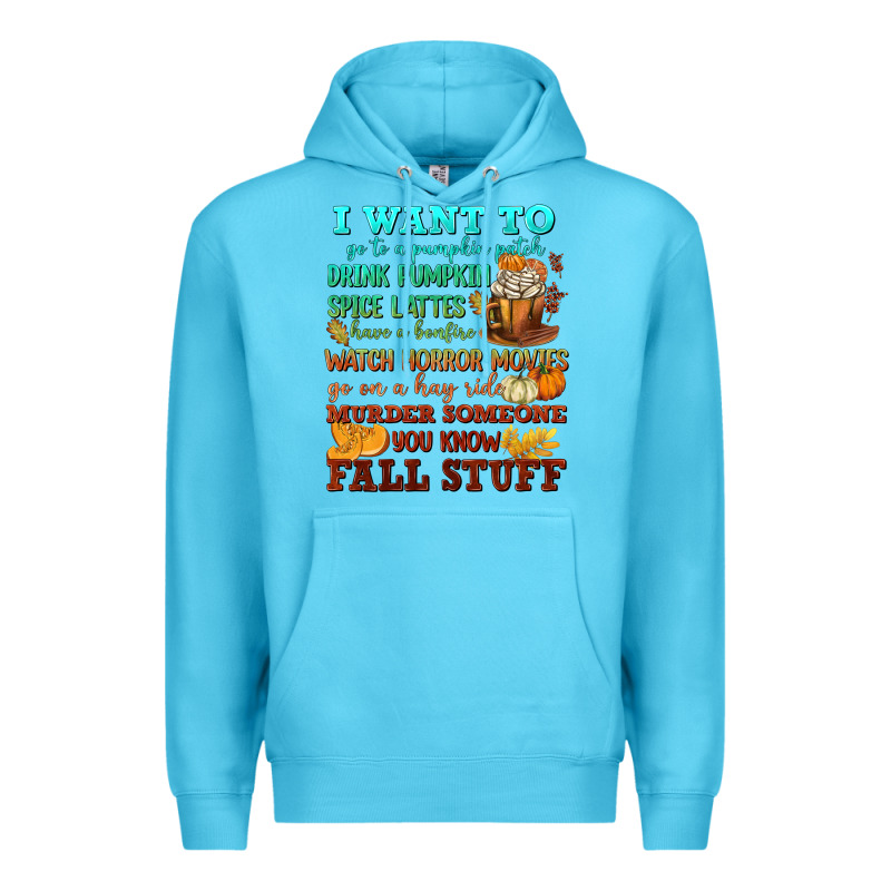 I Want To Fall Stuff Premium Hoodie by NancyCooperArtShop | Teevron