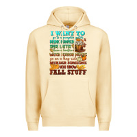 Pina Colada I want to Fall stuff Premium Hoodie - NancyCooperArtShop