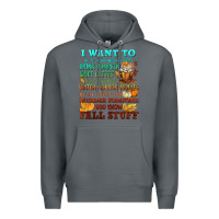 Rock I want to Fall stuff Premium Hoodie - NancyCooperArtShop