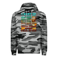 Slate Camo I want to Fall stuff Premium Hoodie - NancyCooperArtShop