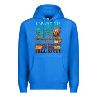 True Royal I want to Fall stuff Premium Hoodie - NancyCooperArtShop