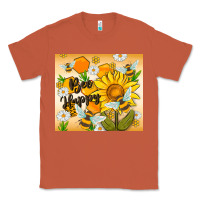 Copper bee happy Classic Tee - MaliasSmallBusiness